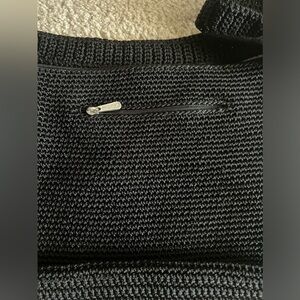 THE SAK CROSSBODY SHOULDER CROCHET BAG BLACK